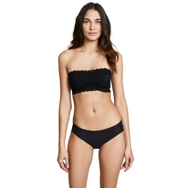 Hanky Panky Women's Signature Lace Padded Bandeau, Black, X-Small