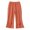 C-Orange70, variant on DHFJKG Girls Ribbed Knit Flare Pants With Bow Detail Solid Color Stretchy Trousers For Spring Fall Winter Elastic Waist Cozy Pants