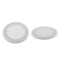 thumbnail image 1 of 2x 6.5inch Blanc Couleur Maille Haut-Parleur Cercle Décoratif Couverture de Gril de Subwoofer, 1 of 8