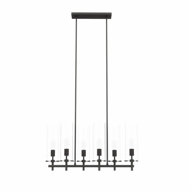 Skylark Lustre à 6 Lumières Noir Clair