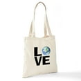 thumbnail image 6 of CafePress - I Love The World Tote Bag - Unisex Canvas Tote Bag, Beige, 1-Piece, 6 of 6