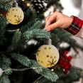 thumbnail image 6 of Vrorvz Christmas Decorations Shatterproof Plastic Christmas Balls Hanging Decor with LED Lights for Tree Home Party Wedding Anniversary Holiday Table Centerpiece Decorations Sets 3.9in Yellow, 6 of 6