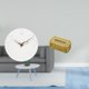 thumbnail image 2 of Reloj de pared silencioso y soporte para pañuelos de papel para el hogar, la cocina, la oficina, , el baño. Funda decorativa para papel, 2 of 8