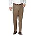 thumbnail image 3 of Haggar Men's Work To Weekend Hidden Expandable Waist No Iron Plain Front Pant, Bark, 38Wx34L, 3 of 4