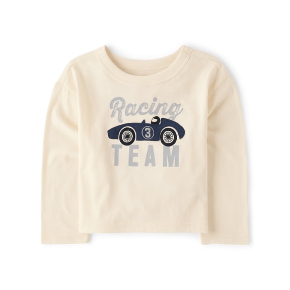 The Children's Place Baby & Toddler Boys Long Sleeve Embroidered Vehicle Top, Sizes 6M-5T