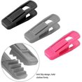 thumbnail image 2 of 12 piezas de clip para colgar de terciopelo (gris), clip para pantalones engrosado, clip flocado, clip portátil antideslizante, utilizado para bufandas y faldas, 2 of 5