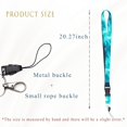 thumbnail image 2 of 1PC Starry Sky Neck Lanyard Colorful Detachable Galaxy Lanyard Badge Neck Strap (Color P), 2 of 6