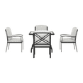 thumbnail image 4 of Mainstays Montclair 5-Piece Outdoor Dining Set with Cushions, Light Grey, 4 of 9
