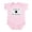Petal Pink, variant on CafePress - Center Of The Universe Infant Bodysuit - Baby Light Bodysuit, Size Newborn - 24 Months