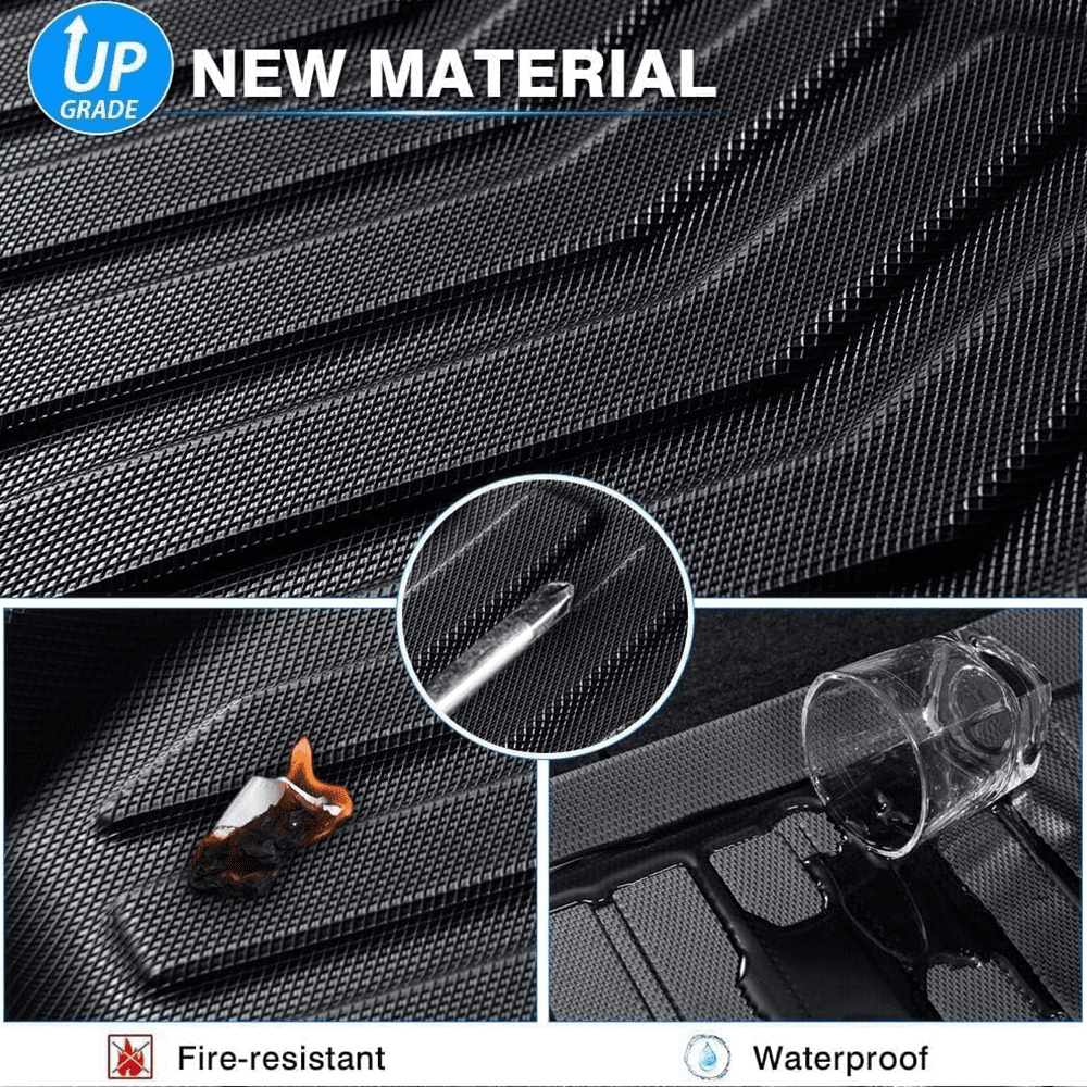 Car Floor Mats for 2016-2019 Chevy Cruze (No Fit 2016 Cruze Limited) - Custom Fit TPE Rubber Non-Slip Automotive Floor Liners, Easy to Clean All-Weather Car Mats