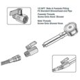 thumbnail image 4 of Shower Head Shut Off Valve, 304 Stainless Steel Mini Ball Valve Npt Thread(1/2inch Male X 1/2inch F, 4 of 4