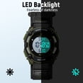 thumbnail image 3 of Men's Digital Sports Watch with Electronic Movement & Nylon Strap - Perfect Gift for Man Birthday Gifts, 3 of 8