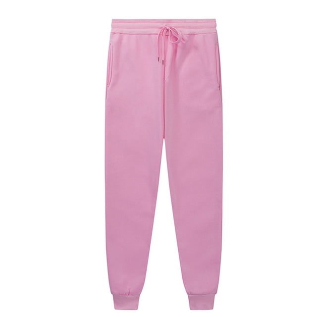 MIASHUI Girls Sweatpants Solid Color Sports Pants Children's Elastic Waist Joggers,Red,2-3 Years