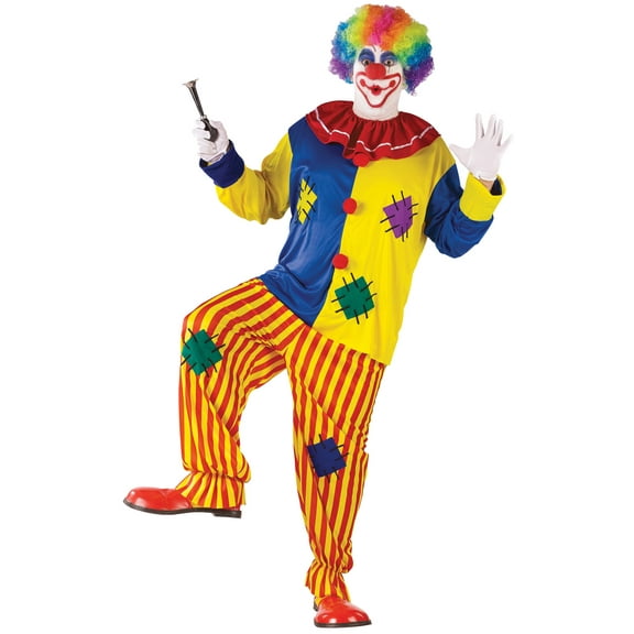 Plus Size Big Top Clown Costume for Adults