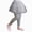 A16-Grey, variant on Girls Leggings with Skirts School Uniform Athletic Stretchy Tutu Pants Kids Warm Ruffle Clothes(Black,9-10 Years)