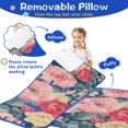 thumbnail image 3 of Pioneer Flower Floral Print Pattern Toddler Nap Mats for Kids Preschool,Sleeping Mat Bag or Kids,Toddler Sleeping Bag,Toddler Nap Mat or Daycare, 3 of 6