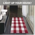 thumbnail image 3 of Alfombra IOHOUZE Christmas Buffalo Plaid 60x90 cm de algodón lavable, 3 of 8