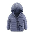 thumbnail image 2 of EnJoCho Kids Baby Winter Coat Girls Puffer Jacket Boys Packable Outerwear School Outdoor Activities Jacket Coat Thermal Puffer Coat Winter Jacket, 2 of 9