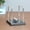 Black, variant on Newtons Cradle Balance Balls with Large Red Wooden Base Fun Science Physics Learning Desk Toys Fun Gadget 5 Pendulum Balls for Office and Home Decoration-Large