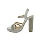 thumbnail image 3 of SANDALIAS DE VESTIR LEON MUJER PLATA SINTETICO 444415 LEON 444415p, 3 of 4