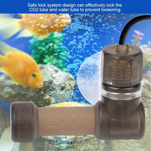 CO2 Diffuser Atomizer Efficient Fish Tank Aquarium Equipment for Fish Photosynthesis