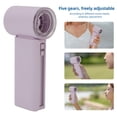 thumbnail image 4 of Ventilador Turbo Portátil, 5 Velocidades Silencioso Recargable Mini Ventilador De Bolsillo De Alta Velocidad, Diseño Estiloso, Batería Ligera De Larga Duración, Ideal Para, 4 of 7