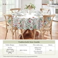 thumbnail image 4 of Round Tablecloth 60 Inch Water Resistant Table Cover Waterproof Tablecloth, 4 of 5