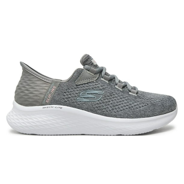 Tenis Skechers Lite Pro-Natural para Mujer 150012GYMT gris 24.5