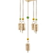 thumbnail image 5 of DecMode 36" Bronze Metal Indoor Outdoor Bird Windchime with Glass Beads and Bells, 5 of 10