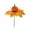 D, variant on SHURUIMA Jack O Lantern Maple Leaf Halloween Pick, Durable Fall Harvest Floral Stem Decor, 7.5 X 7 Inch 5 Tone Pumpkin Vase Filler Ornament, 1 Piece
