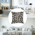 thumbnail image 5 of Acheng  Polka Dots Decorative Throw Pillow Cover Case, Brush Strokes Dots Cotton Linen Outdoor Pillow Cases Square Standard Cushion Covers for Sofa Couch Bed Car  18x18in, 5 of 7
