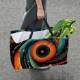 thumbnail image 7 of Geometric Cube Large Capacity Reusable Foldable Oxford Cloth Storage Bins: Shopping Basket and Toy Basket, 7 of 7