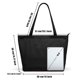 thumbnail image 5 of Bolsa de Yoga para Mujeres | Bolsa de gimnasio de lona con bolsillo de la alfombrilla | Tela Oxford Ligera | Gran Capacidad | Compartimento de seco húmedo | Pilates Viaje de Entrenamiento Bolsa de, 5 of 5