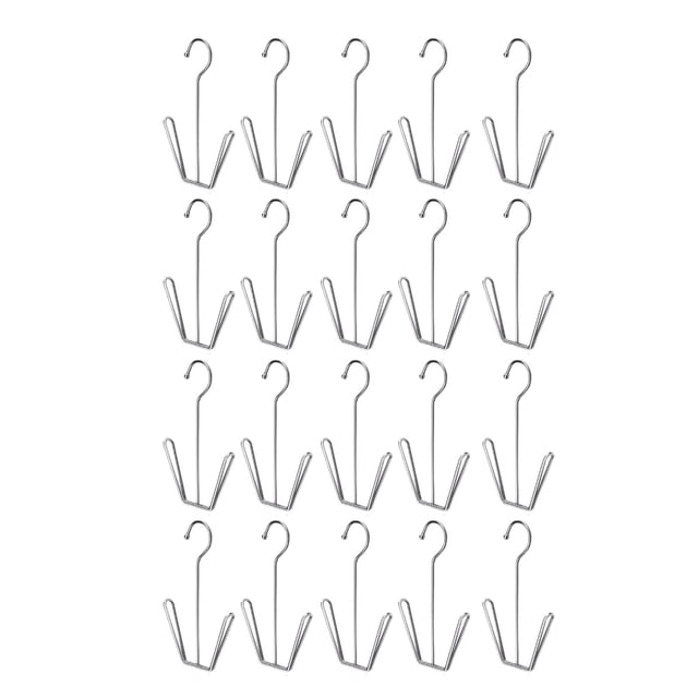 20 piezas de tendedero para zapatos, percha para zapatos, tendedero para baño, dormitorio, tienda A