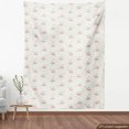 thumbnail image 4 of Ambesonne Cartoon Fabric by the Yard Upholstery, Pastel Space Cats and Stars, 1 Yard, Eggshell Multicolor, 4 of 5
