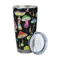 thumbnail image 2 of KLL Bright Mushrooms Print 40oz Stainless Steel Insulated Car Cup with Spillproof Lid - Keep Your Drink Hot or Cold on the Go-Without Straw, 2 of 8