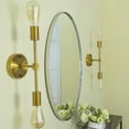 thumbnail image 3 of TEHOME Javell Oval Chrome Bathroom Mirror 20" x 30" Metal Framed Vanity Mirror, 3 of 6
