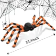 thumbnail image 4 of 35" Spider Halloween Decoration Haunted House Props Indoor And Outdoor Orange, 4 of 6
