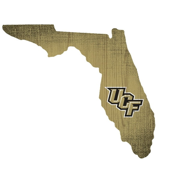 UCF Knights 12" Logo State Sign