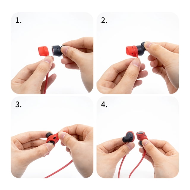 Audífonos Soporte para con correa para el cuello, soporte para antipérdida para 1MORE EVO (rojo) Ehuebsd Para estrenar