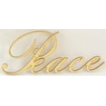thumbnail image 4 of 1 Pc, 6.5" X 2.5 Print & Unfinished Welded Word Peace For Home & Events Decor, 4 of 4