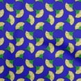thumbnail image 1 of oneOone Viscose Jersey Royal Blue Fabric Asian Chinese Craft Projects Decor Fabric Printed By The Yard 60 Inch Wide, 1 of 4