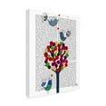 thumbnail image 2 of Trademark Fine Art 'Button Tree And Birds, Blue' Canvas Art by Fab Funky, 2 of 3