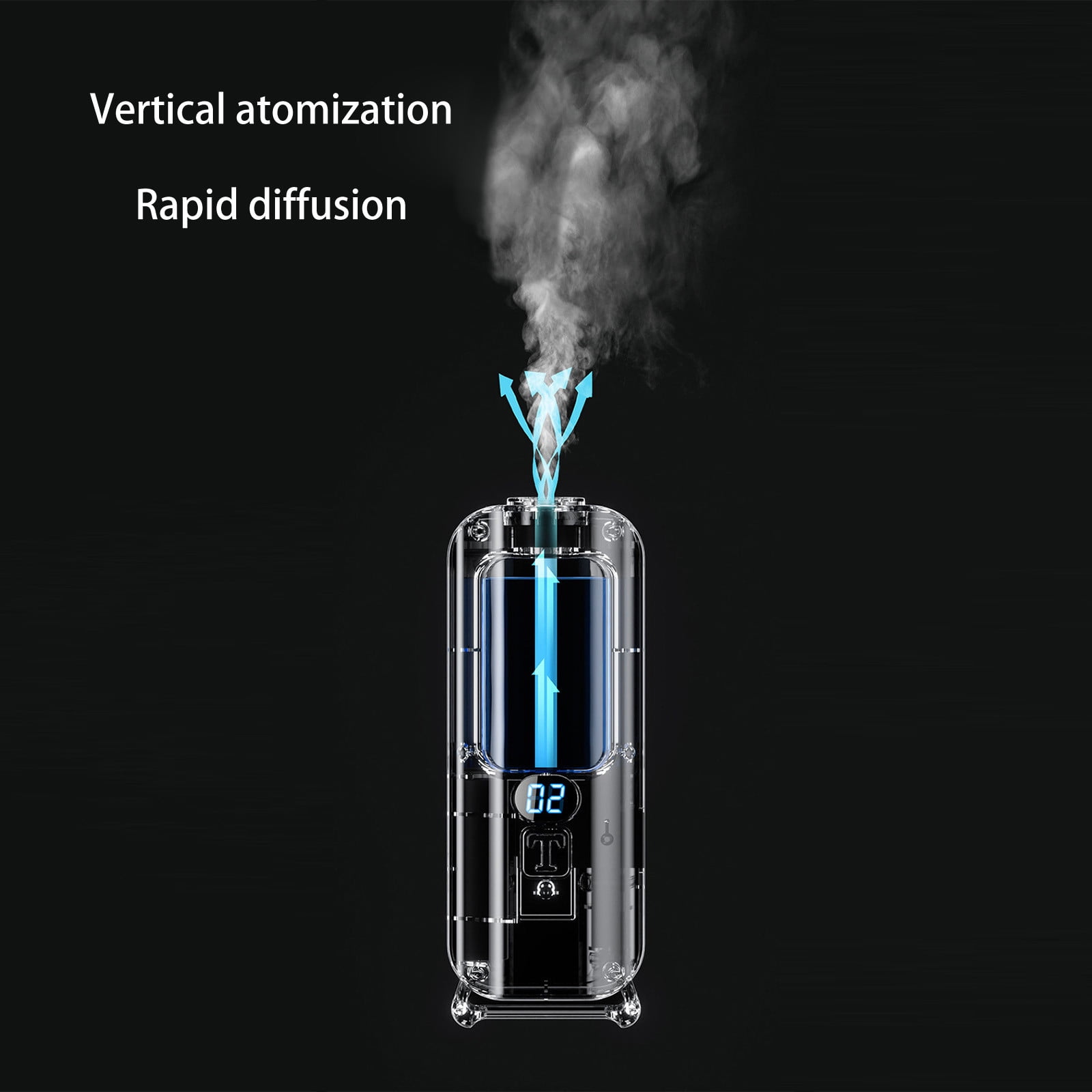 Clearance Deals! Amvlyk Automatic Dispenser Wall Mount Standing ABS Auto Freshener Dispenser Programmable Aerosol Spray Perfume Dispenser For Bathroom Hotel 45ml