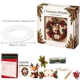 thumbnail image 5 of Mzrulpne Fabric Poke Art Kit 3D Christmas Wreath DIY Door Decor Cloth 4 Pack 12.6 Inch Diameter, 5 of 8