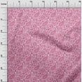 thumbnail image 3 of oneOone Silk Tabby Blush Pink Fabric Paisleys Craft Projects Decor Fabric Printed By The Yard 42 Inch Wide-AS, 3 of 5