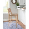 thumbnail image 4 of Holden 29" Bar Stools, Set of 2, Natural with Handwoven Seagrass Seat, 4 of 10