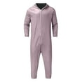 thumbnail image 5 of Rohuuque Men's and Women's Festive Onesie Animal Dress Up Christams Jumpsuits One-Piece Pajama with Hood and Pocket Lounge Wear Purple, 5 of 9