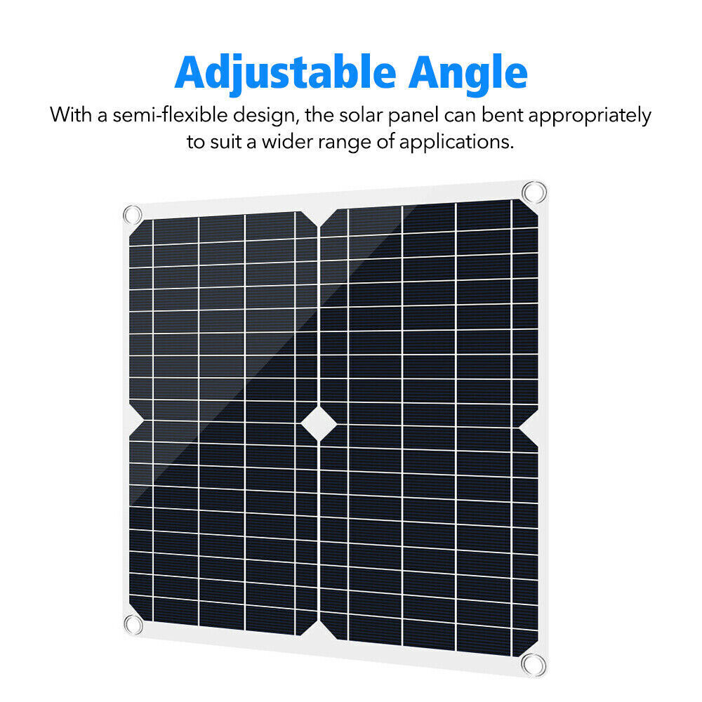 Xhy Solar Panel Kit 400W with Controller and Power Inverter Battery Charger Maintainer for Boat Car RV Motorcycle Marine Automotive