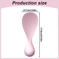 thumbnail image 3 of Clearance Items,npkgvia Cooking Utensils,Kitchen Gadgets,New Creative Tumbler Anti Stick Rice Spoon Silicone Standing Rice Spatula Heat Plastic Rice Cooker Rice Shovel For Kitch,Cookware,Pink, 3 of 5